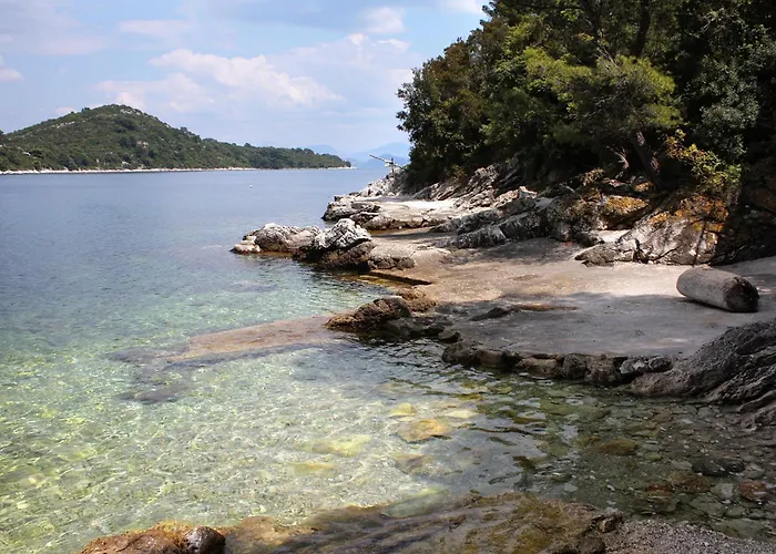 Seaside With A Swimming Pool Sobra, Mljet - 22926 Apartament Babino Polje