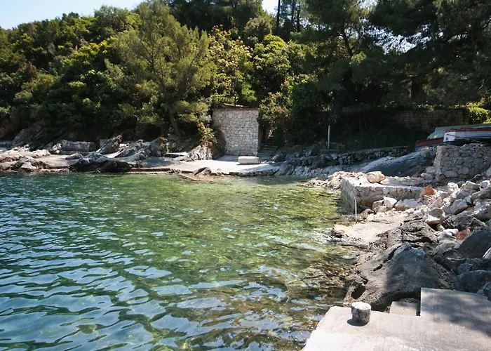 Seaside With A Swimming Pool Sobra, Mljet - 22926 Apartament Babino Polje